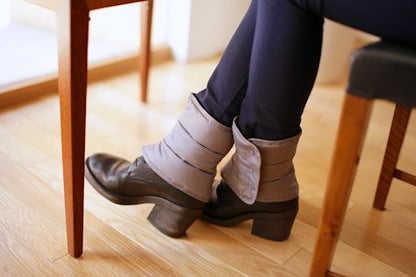 羽毛足首ウォーマー(ショート)