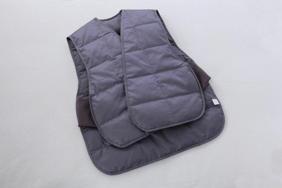 羽毛ロングベスト